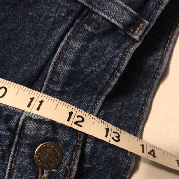 RIDERS BY LEE Tapered Leg Jeans 80's 90's Size 12 PETITE Heavy Weight Denim Y2K - Picture 8 of 10